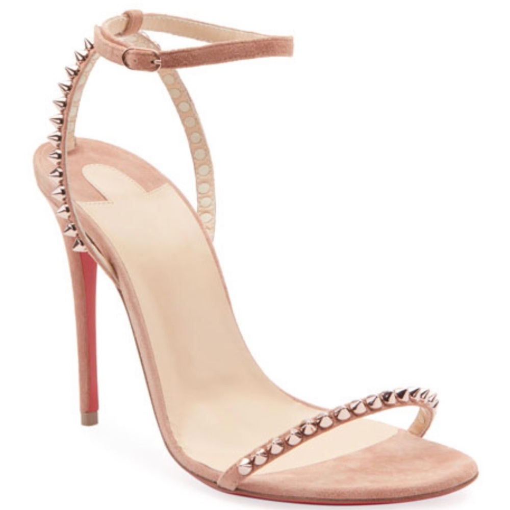 Christian Louboutin So Me Spike Heels in Nude